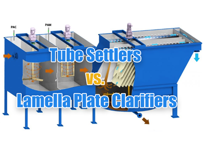 Raj suptler vs lamella clarier: hydrodynamic zoo rau cov nroj tsuag tsis siv